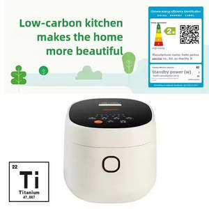 1000W <b>Smart</b> Mini Rice <b>Cooker</b> with Multi-Cylinder Low Sugar Manual Power Source Aluminum Alloy Steel Inner Pot for Hotels - Product Image 1