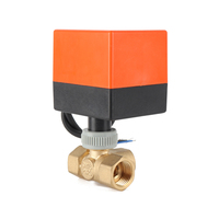 Vanne à boisseau sphérique motorisée en laiton 2/3 voies de 1/2 à 2 pouces avec actionneur électrique pour eau, OEM, AC24V/110V/220V, vente en gros