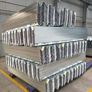 Barrière de sécurité <span class=keywords><strong>anti</strong></span>-collision AASHTO M180, garde-corps autoroutier en acier galvanisé à double/triple vague avec protection de niveau - Product Image 2