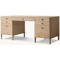 Bureau d'étude moderne au design nouveau, bureau debout, bureau de direction, bureau d'ordinateur en bois avec tiroirs