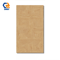 Carreaux de sol et de mur intérieurs en porcelaine imitation bois massif moderne, résistants à l'usure, antibactériens, résistants aux acides, mats, 9 mm, 600x1200 mm