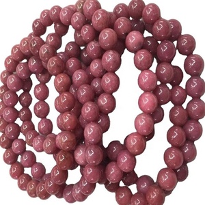 Pierres précieuses en <span class=keywords><strong>Rhodonite</strong></span> naturelles, vente en gros, cm, ligne noire, bijoux - Product Image 5
