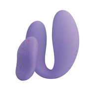 Aphrodisia Fernbedienungs-Klitoris- und Vaginalvibrator mit 10 Frequenzen IPX6 Wasserdicht Wiederaufladbar Geräuscharm Erwachsenen-Sexspielzeug