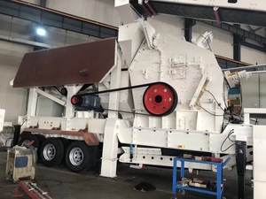 Giá cả phải chăng bền lốp di động tác động Máy Nghiền đá với Feeder giải pháp hoàn hảo cho khai thác mỏ xây dựng đá nghiền dự án - Product Image 3