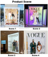 Cadre de photomaton pour magazines personnalisés support de luxe en PVC pour décoration de mariage accessoires de photomaton en PVC pour mariage
