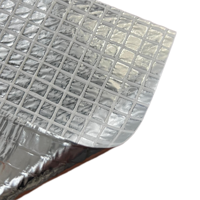Isolation réfléchissante du toit Feuille d'aluminium face à la membrane tissée en poly pour maison Barrière radiante sous les tuiles