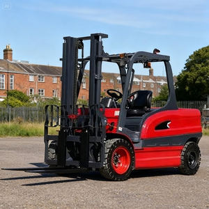 Heli baterai Lithium Forklift elektrik 3 Ton 4ton 5Ton, untuk pemuatan dan pembongkaran kontainer - Product Image 1