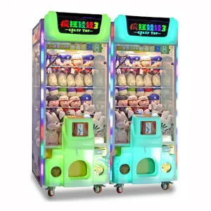 Neofuns yüksek kar peluş çılgın oyuncak 3 vinç oyun Arcade oyuncak pençe makinesi