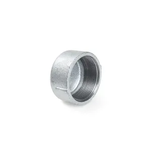 ฝาครอบท่อเกลียวในชุบสังกะสี ผลิตด้วยเครื่อง CNC แบบกลม ข้อต่อ NPT สำหรับประปาและระบบน้ำ หน่วยเป็นนิ้ว รับประกัน 3 ปี - Product Image 3