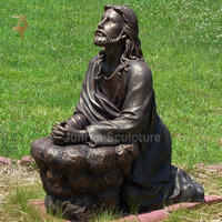 Prix de gros Musée Grade Métal Artisanat Laiton Idol Antique Bouddha Tête Home Decor Statue Figurine