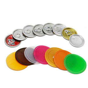 OEM Customized Color 202 D 211 D 300 D <strong>307</strong> D 401 D Metal Top Lids for Paper Cans <strong>Easy</strong> <strong>Open</strong> <strong>End</strong> with Logo - Product Image 3