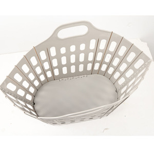 Cesto de <span class=keywords><strong>ropa</strong></span> <span class=keywords><strong>sucia</strong></span>, cesta de lavandería plegable suave de alta resistencia, cesta de almacenamiento de plástico - Product Image 5