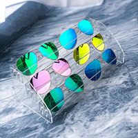 Plateau de vernis à ongles en acrylique transparent à 3 couches et support d'huiles essentielles présentoir organisateur de maquillage