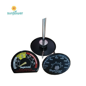 Thermomètre de cheminée domestique, thermomètre magnétique pour cuisinière, thermomètre de four pour poêles à <span class=keywords><strong>bois</strong></span> - Product Image 2