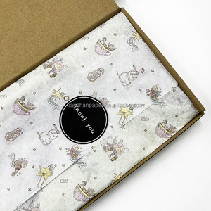 High Quality Custom Printed Cute Pattern Paper Tissue <strong>Tshirt</strong> 17/18 Gsm Wrapping Tissue Paper for Packing Hoodie Sweater - Product Image 4