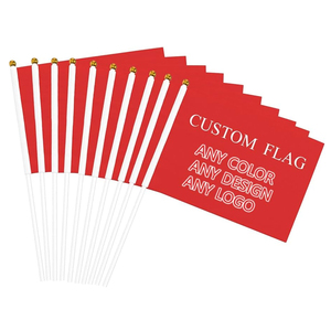 Promozione: Piccole <span class=keywords><strong>Bandiere</strong></span> Messicane in Poliestere con Asta in Legno, Personalizzabili in Qualsiasi Dimensione, Mini <span class=keywords><strong>Bandiere</strong></span> da Sventolare a Mano con Asta - Product Image 2