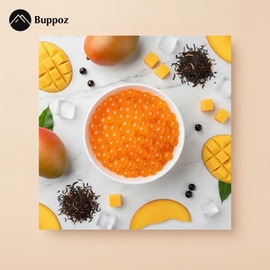 มะม่วงป๊อปปิ้งโบบา ฮาลาล วีแกน ท็อปปิ้งชานมไข่มุก บรรจุ 3.2 กก. - Product Image 4