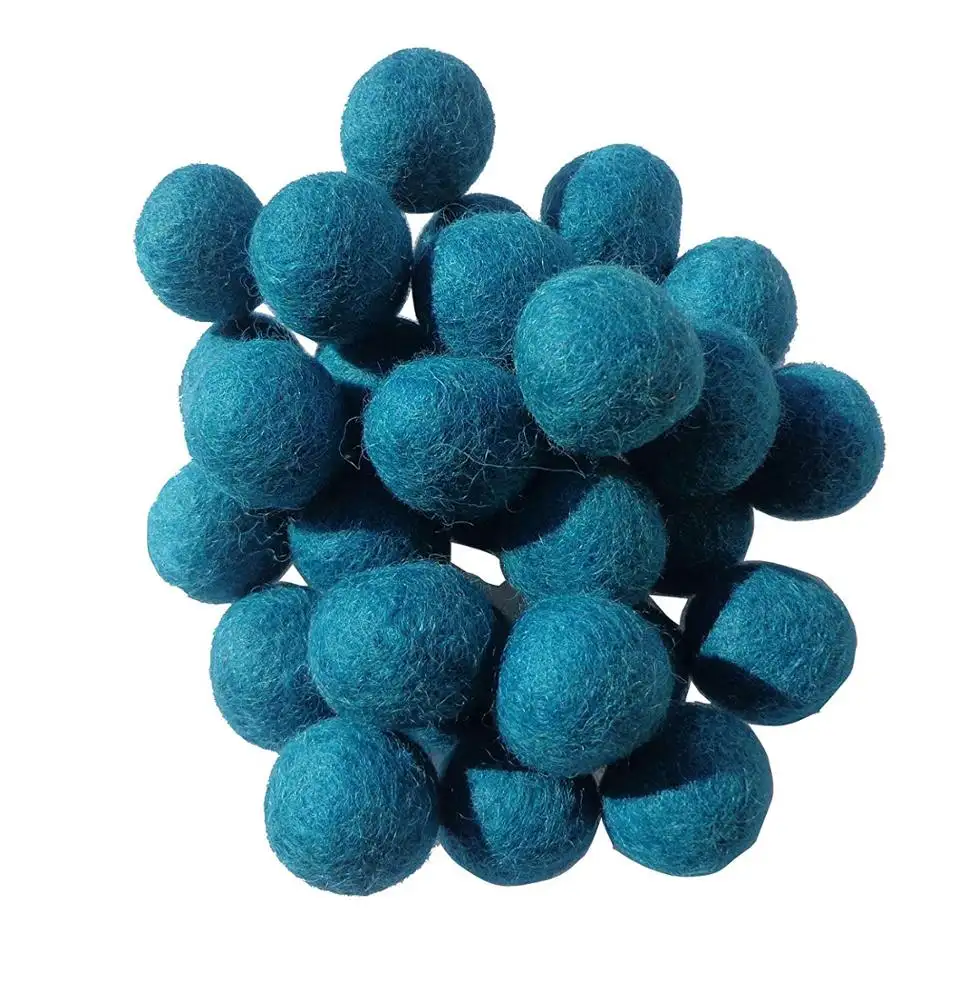 3cm mini wool felt ball for new year decoration ball