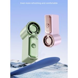 Mini ventilateur portable rechargeable de classe A luxueux avec logo, coffret cadeau - Product Image 2
