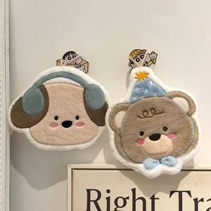 Cute Cartoon Cat Shape Hand Towel 18x25 Cm Coral Fleece Quick Dry For Kitchen Bathroom - Product Image 5