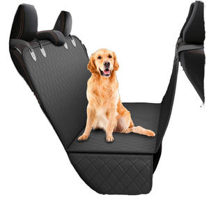 Housse de <span class=keywords><strong>siège</strong></span> de <span class=keywords><strong>voiture</strong></span> en tissu Oxford écologique de luxe Noir uni <span class=keywords><strong>Protection</strong></span> du <span class=keywords><strong>siège</strong></span> <span class=keywords><strong>avant</strong></span> Empêche les rayures pour les chiens Toutes saisons Voyage - Product Image 1