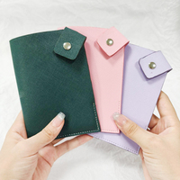 Porte-passeport personnalisable en cuir PU pour sublimation, idéal pour les voyages et les cartes de visite
