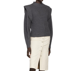 <span class=keywords><strong>Pull</strong></span> ample en tricot épais à manches papillon, <span class=keywords><strong>fait</strong></span> <span class=keywords><strong>main</strong></span>, col rond, pour femme, vente chaude 2022 - Product Image 4