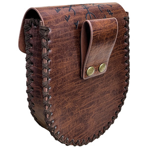 Ceinture de cosplay viking Renaissance, pochette de ceinture, protège-bras, accessoires de costume de <span class=keywords><strong>pirate</strong></span> médiéval, sac de taille brun noir, accessoires de costume - Product Image 3
