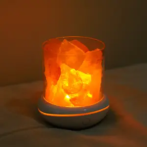 Natürliche Kristall Himalaya Salz lampe USB Bunte Himalaya Salz Aroma Lampe für Home Decoration