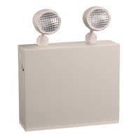Boîtier de batterie en acier pour panneau de sortie de secours LED, éclairage de secours incendie, autonomie 30 min, IP20, 6000K, lampe à double tête