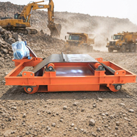 Séparateur à bande transversale à décharge automatique avec roulement pour l'industrie chimique, solutions d'extraction de poudres métalliques, haute rigidité, permanent