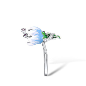 Elegante Anello a Fiore per Donne, Gioiello da Dito alla Moda - Product Image 4