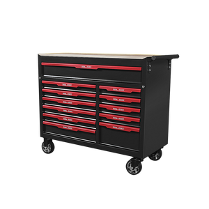 Armoire à outils professionnelle robuste à 12 tiroirs avec jeu d'outils complet, <span class=keywords><strong>kit</strong></span> d'outils à main pour mécaniciens dans des plateaux <span class=keywords><strong>en</strong></span> mousse EVA pour <span class=keywords><strong>garage</strong></span> - Product Image 4