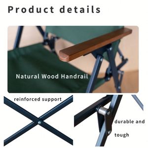 Outdoor Aluminum Alloy <b>Chair</b> Portable Metal Fishing Camping Furniture <b>Stackable</b> and Foldable Beach <b>Chairs</b> - Product Image 4