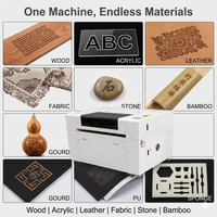 Máquina Multifuncional de Grabado y Corte para Tela, Fieltro, Cuero Sintético, Acrílico, Madera - Origen China