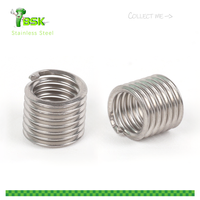 Inserto de alambre de acero inoxidable rosca M1.6 y M30unc inserto de rosca de alambre helicoidal UNC UNF