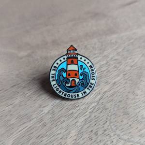 Pins de revers personnalisés en émail dur/souple plaqué métal Lighthouse <span class=keywords><strong>Storm</strong></span> - Accessoires vestimentaires tendance - Product Image 1