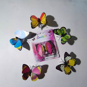 สติ๊กเกอร์ติดผนังรูปผีเสื้อเรืองแสง 3 มิติ สีสันสดใส ขนาดเล็ก - Product Image 5