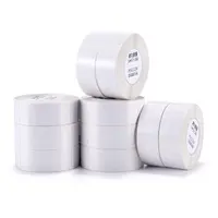 NiiMbot D11 adesivo per etichette caldo bianco adesivo per etichette personalizzato termico consumabile economico per stampante di etichette da 15mm