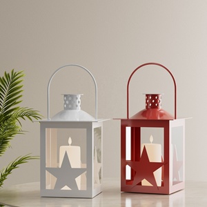 Set 3 Weddings Pyramid Shaped Steel Rose <strong>Gold</strong> <strong>Lanterns</strong> - Product Image 4