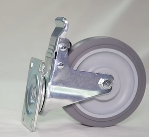 वेल्डिंग टेबल कैस्टर पहियों के लिए 125 मिमी कैस्टर व्हील आपूर्तिकर्ताओं के लिए कैस्टर व्हील-धातु - Product Image 1