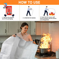 Couverture anti-feu de cuisine Kunan Factory, best-seller, meilleur prix