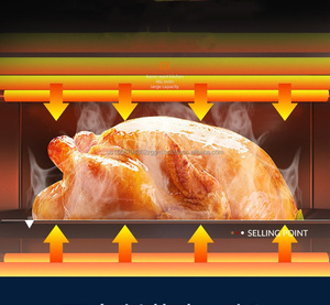 เตาอบแก๊สไฟฟ้า3ชั้น6ถาดอุปกรณ์เบเกอรี่เชิงพาณิชย์สำหรับขนมปังพิซซ่าเค้กใช้ในครัว - Product Image 6