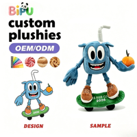 Produsen Mainan Boneka Plush Kustom OEM ODM Boneka Hewan Mini Maskot Mainan Plush Buat Desain Kustom Anda Sendiri untuk Logo Merek Anda