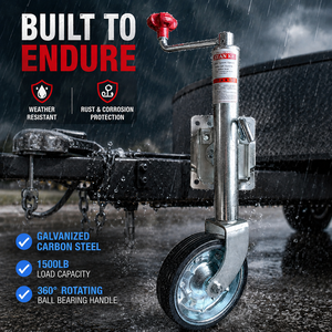 <span class=keywords><strong>Roue</strong></span> de support de <span class=keywords><strong>remorque</strong></span> à fixation par pince, capacité 680 kg, en acier galvanisé robuste et antirouille, pour camping-car et <span class=keywords><strong>bateau</strong></span>, direct usine - Product Image 3