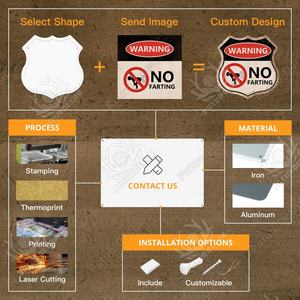 ป้ายโลหะตกแต่งผนังลายตลก รุ่นใหม่จาก Putuo Decor ขายส่ง เหมาะสำหรับตกแต่งบ้าน โรงรถ ห้องพักผู้ชาย ของขวัญ - Product Image 4