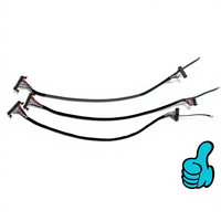 Papan Kontrol LCD Kustom SHANWEI Kabel LVDS Kustom 30 Pin 40 Pin 36awg 32awg Kabel Harness Tampilan Video