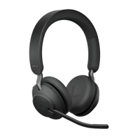 Casque sans fil supra-auriculaire Jabra Evolve2 65 en gros avec suppression du bruit ENC 5.0, étanchéité IPX-6 et son stéréo 20