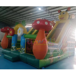 สไลเดอร์เป่าลมขนาดใหญ่แบบสองเลนสำหรับเด็ก สนามเด็กเล่นเป่าลมสำหรับงานปาร์ตี้ - Product Image 3