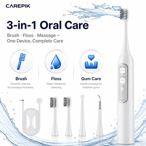 Carepik Nouveau Nettoyeur Interdentaire Portable Étanche IPX7 Sans Fil avec 3 Modes pour la Santé Quotidienne des Gencives et Brosse à Dents Sonique - Product Image 2